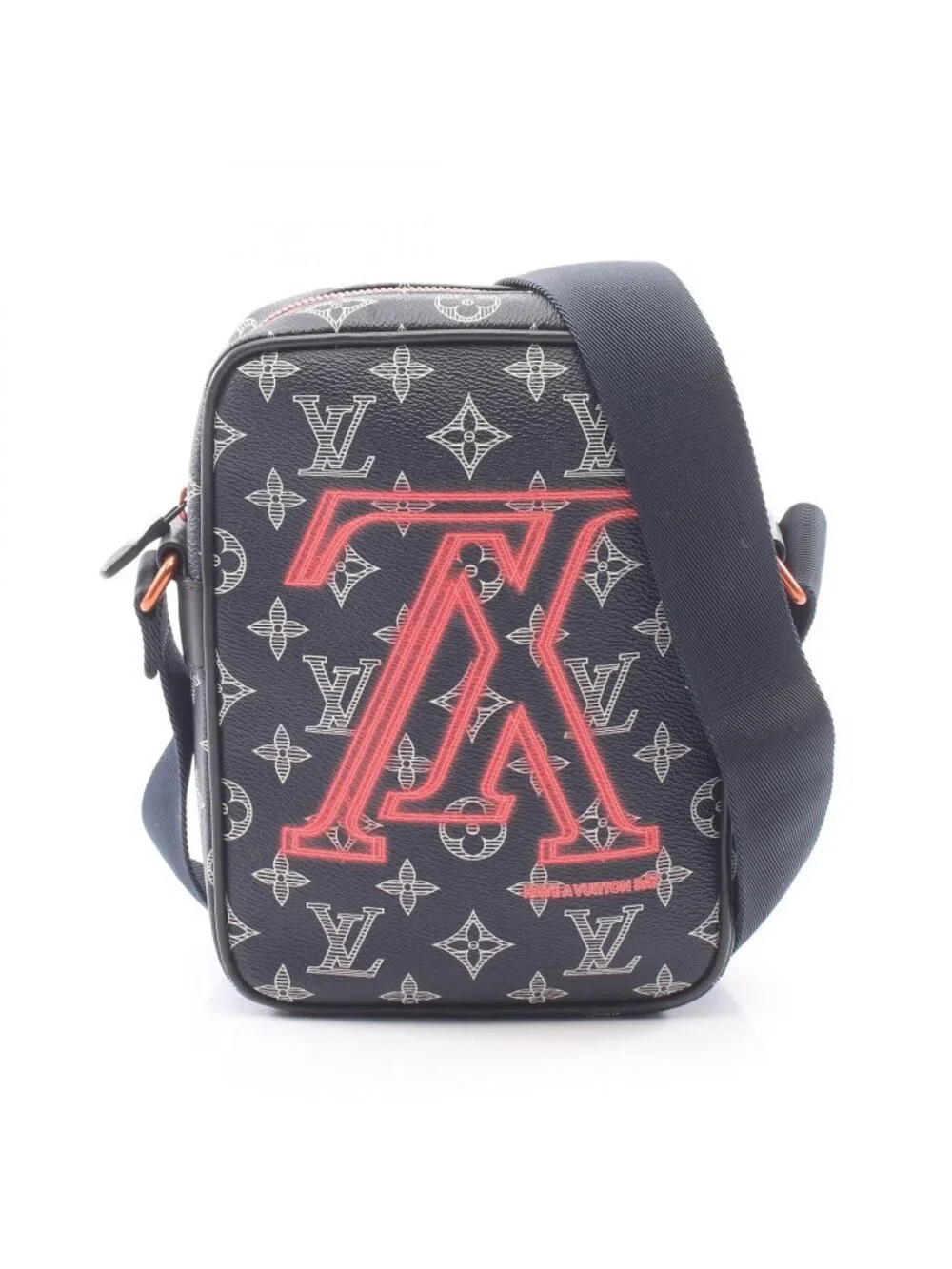 Louis Vuitton Shoulder Bag Danube PM Monogram Ink Upside Down Leather